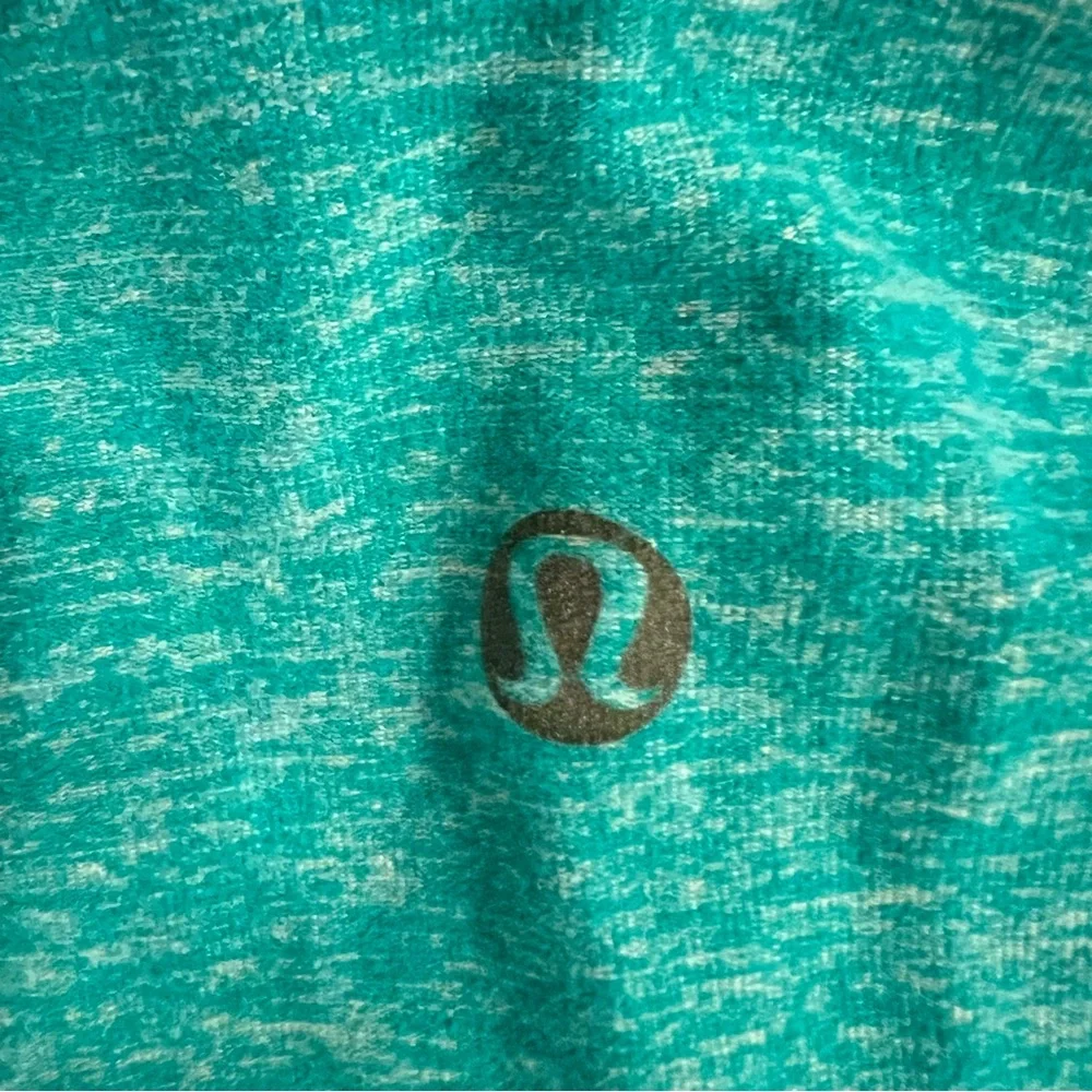 Lululemon Swifty Tech Half-Zip Teal Long Sleeve Top Size 4
